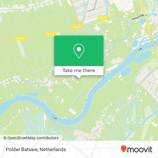 Polder Batuwe map