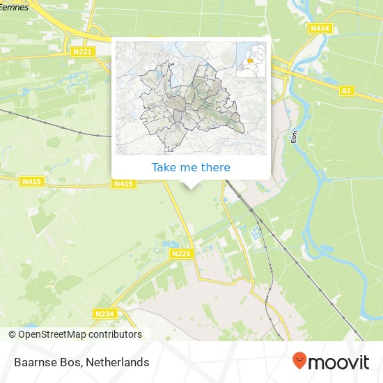 Baarnse Bos map