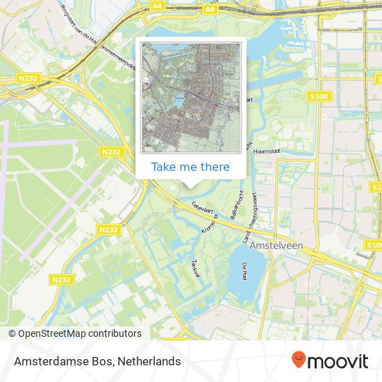Amsterdamse Bos Karte