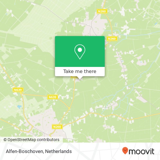 Alfen-Boschoven map