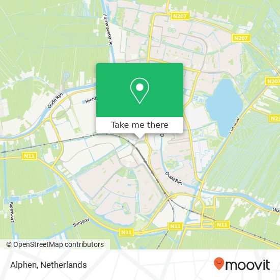 Alphen map