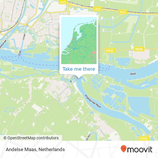 Andelse Maas map