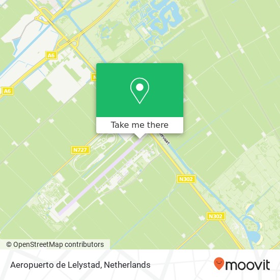 Aeropuerto de Lelystad map