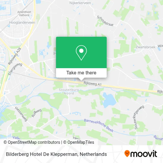 Bilderberg Hotel De Klepperman map