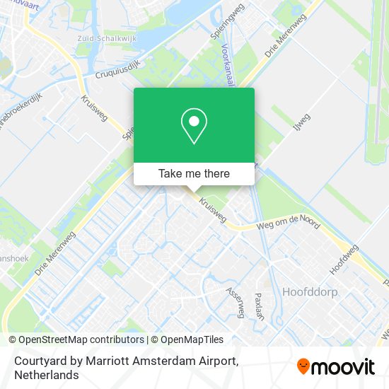 Courtyard by Marriott Amsterdam Airport map