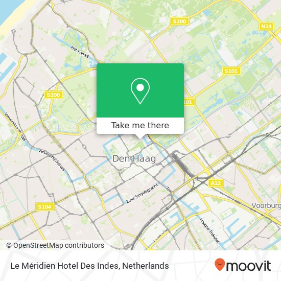 Le Méridien Hotel Des Indes map