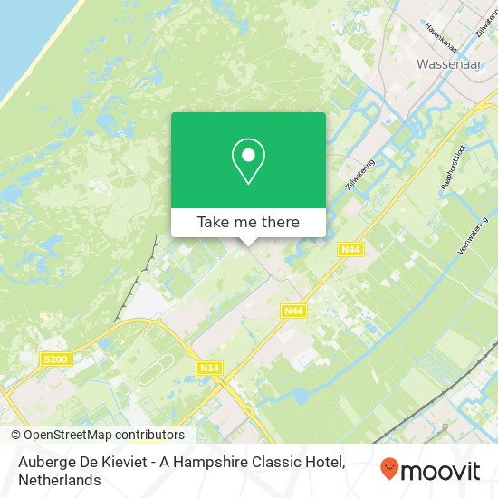 Auberge De Kieviet - A Hampshire Classic Hotel map