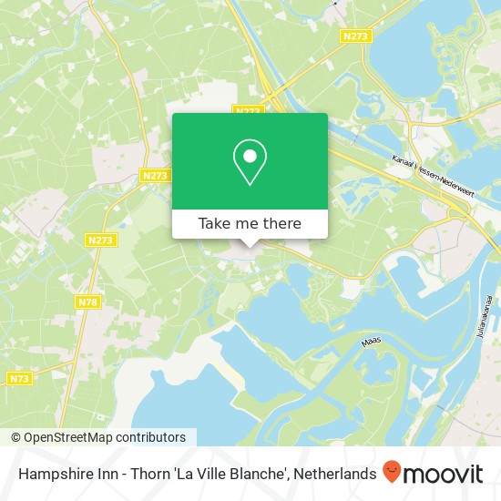 Hampshire Inn - Thorn 'La Ville Blanche' map