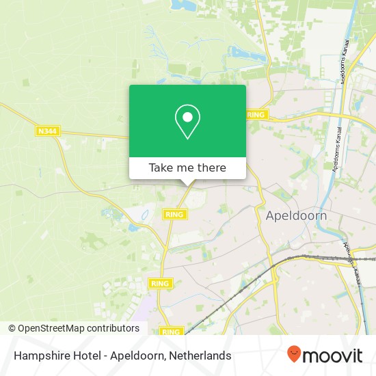 Hampshire Hotel - Apeldoorn map