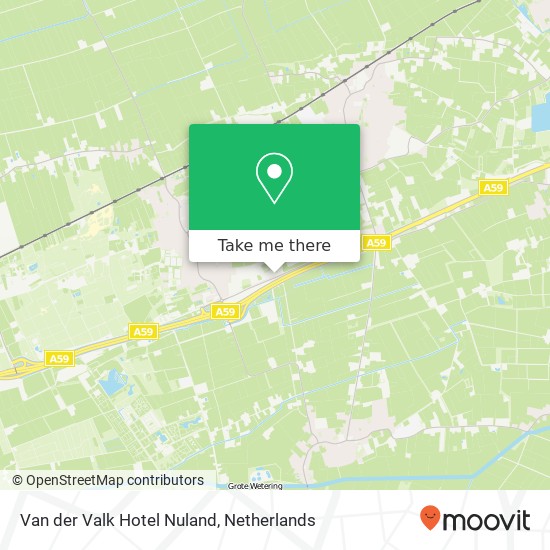 Van der Valk Hotel Nuland map