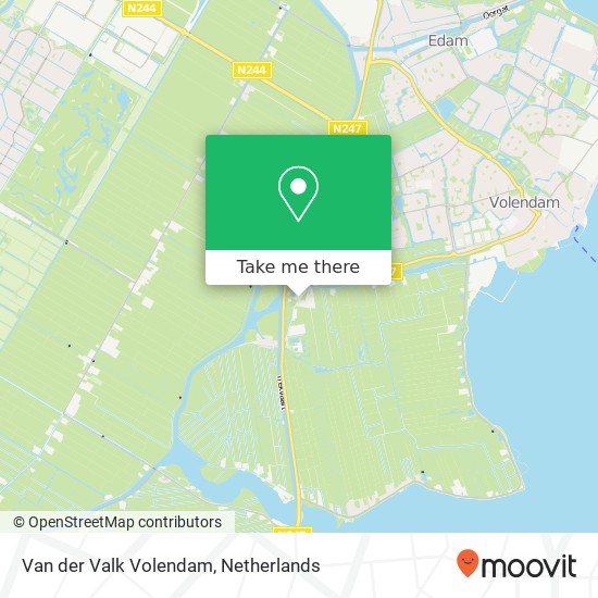 Van der Valk Volendam map