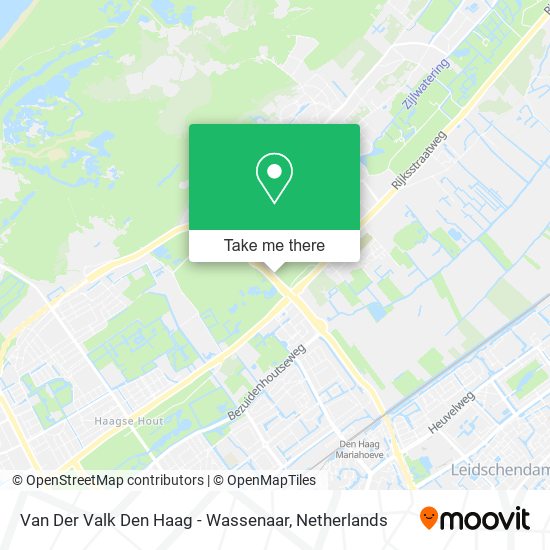 Van Der Valk Den Haag - Wassenaar map