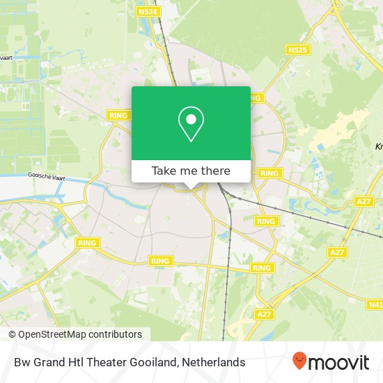 Bw Grand Htl  Theater Gooiland map