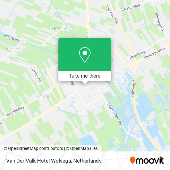 Van Der Valk Hotel Wolvega map