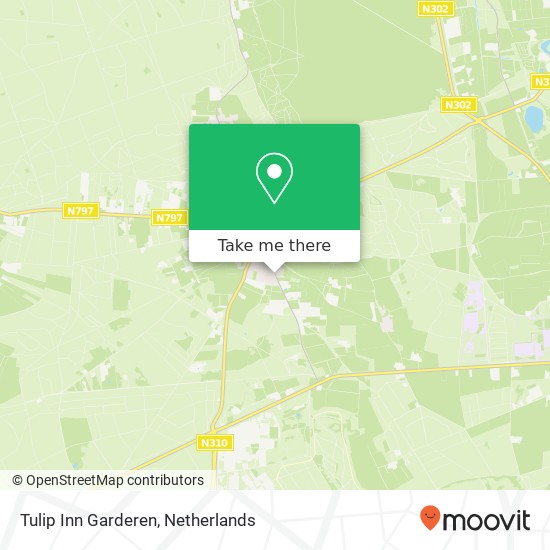 Tulip Inn Garderen map