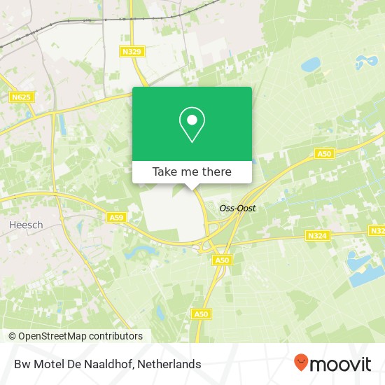 Bw Motel De Naaldhof map