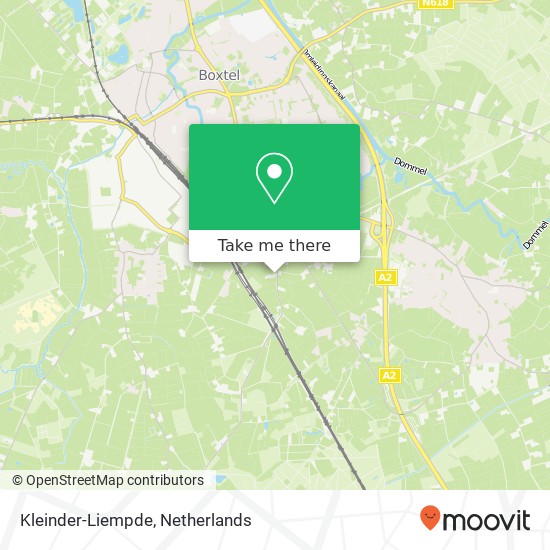 Kleinder-Liempde map