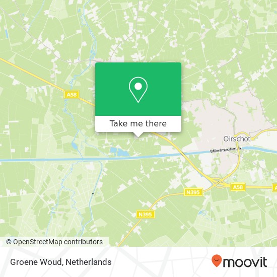 Groene Woud map