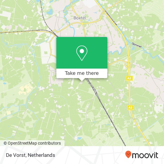 De Vorst map