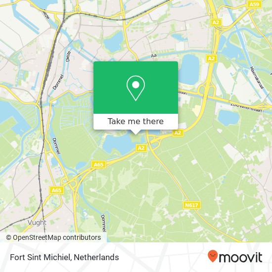 Fort Sint Michiel map