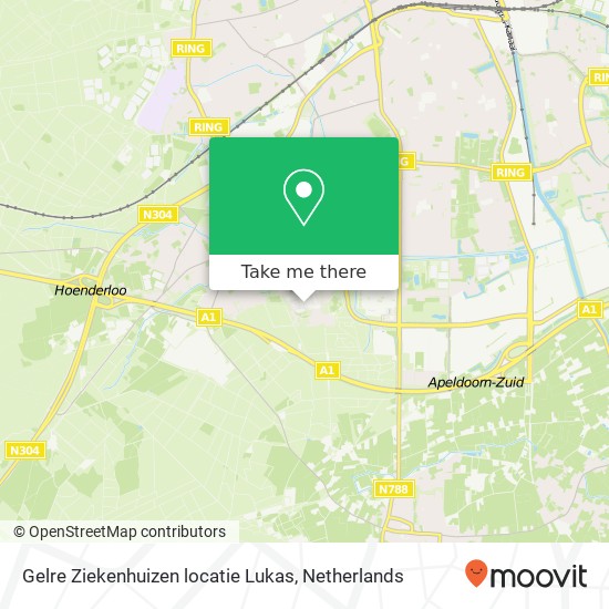 Gelre Ziekenhuizen locatie Lukas Karte