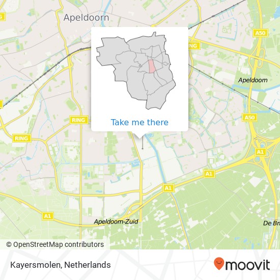 Kayersmolen map