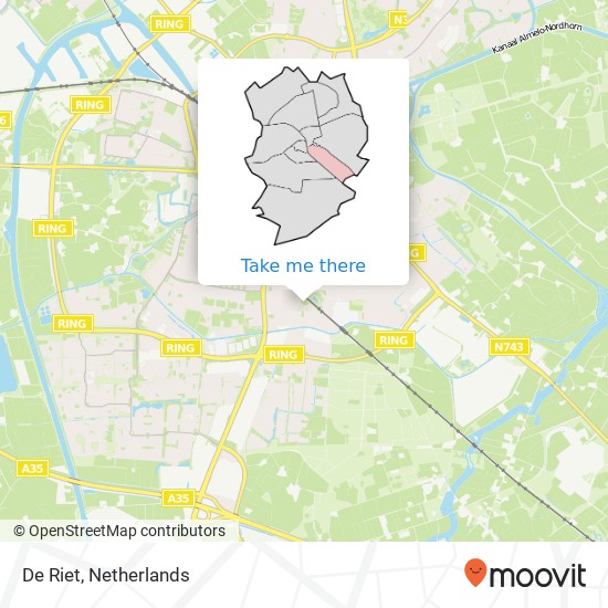 De Riet map