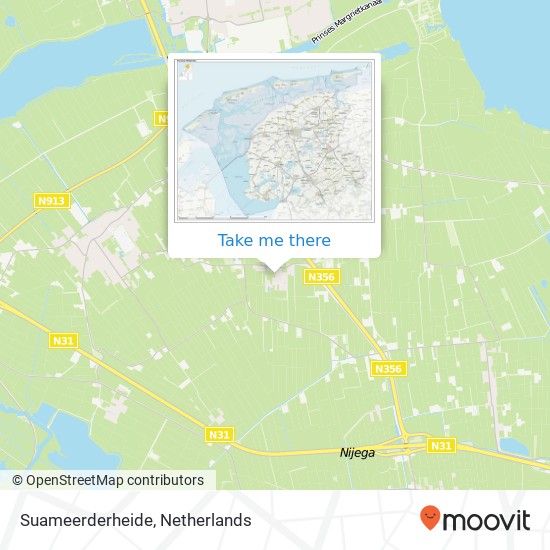 Suameerderheide map