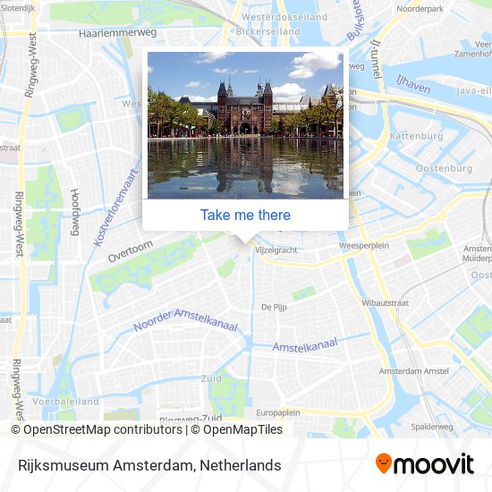 Rijksmuseum Amsterdam map