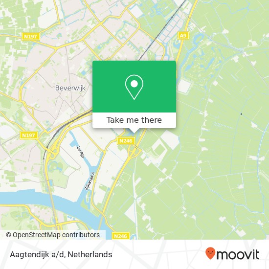 Aagtendijk a/d map