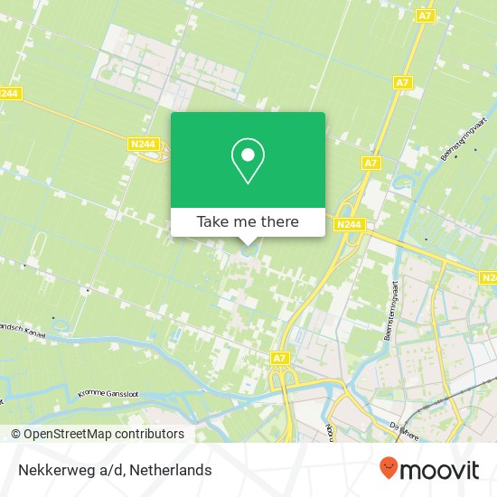 Nekkerweg a/d map