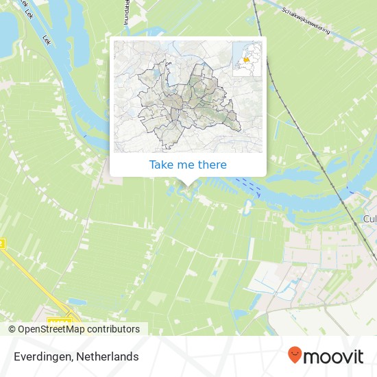 Everdingen map