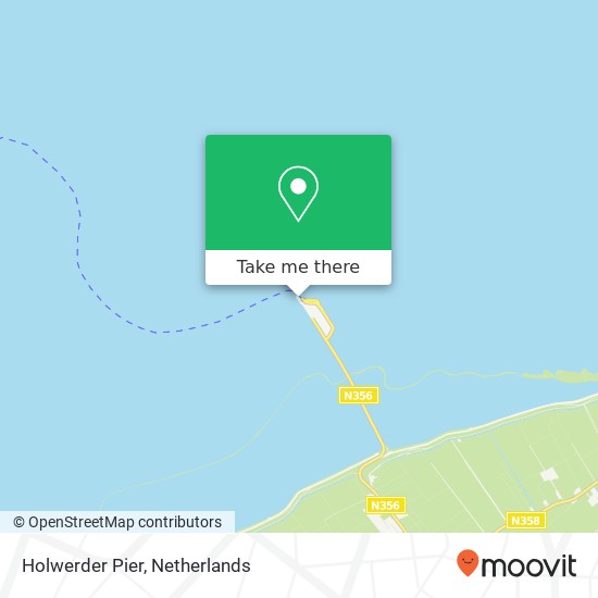 Holwerder Pier map