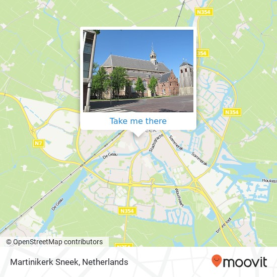 Martinikerk Sneek map