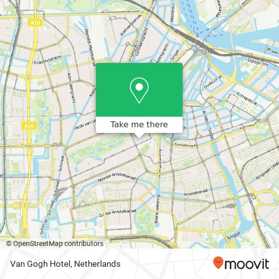 Van Gogh Hotel map