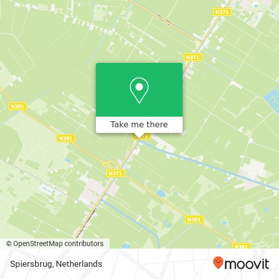 Spiersbrug map