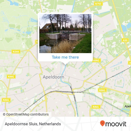 Apeldoornse Sluis Karte
