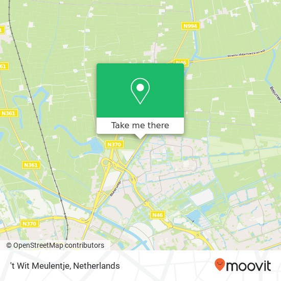 't Wit Meulentje map