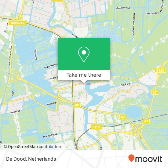 De Dood map