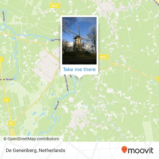 De Genenberg Karte