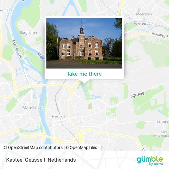 Kasteel Geusselt Karte