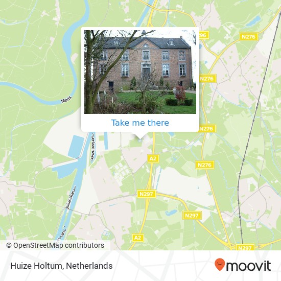 Huize Holtum map