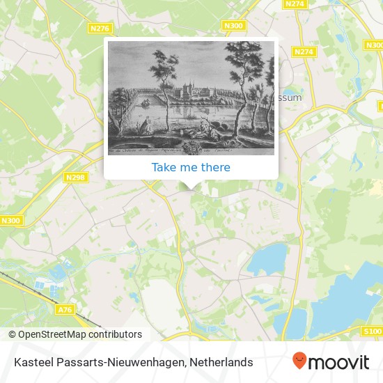 Kasteel Passarts-Nieuwenhagen Karte