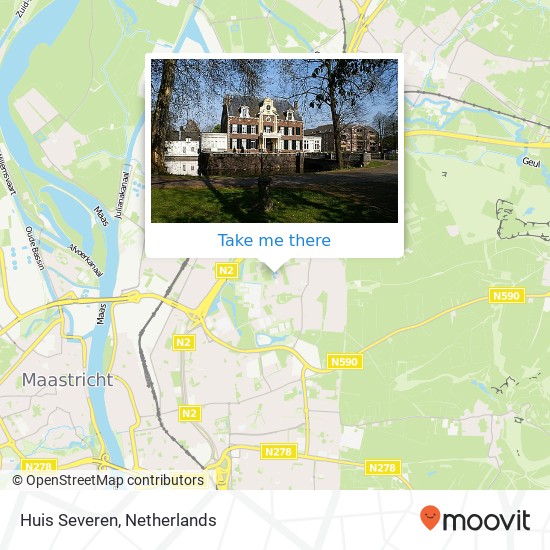 Huis Severen map