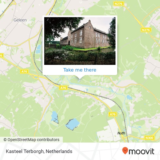 Kasteel Terborgh Karte