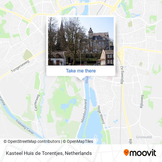 Kasteel Huis de Torentjes map