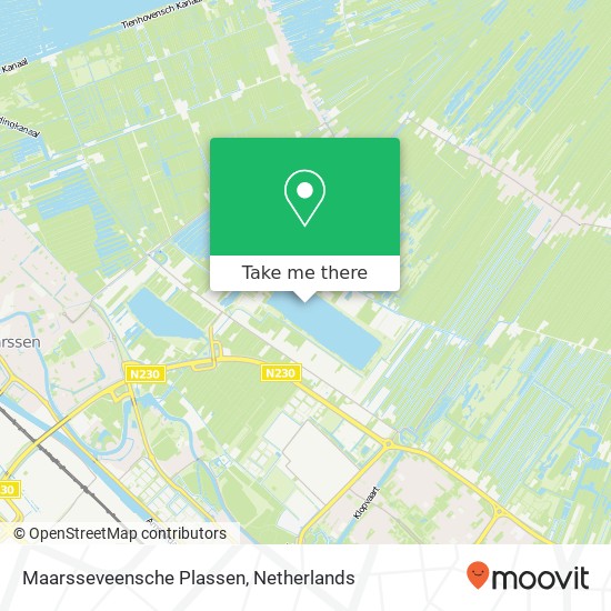 Maarsseveensche Plassen Karte