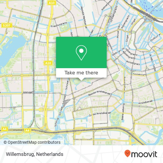 Willemsbrug map