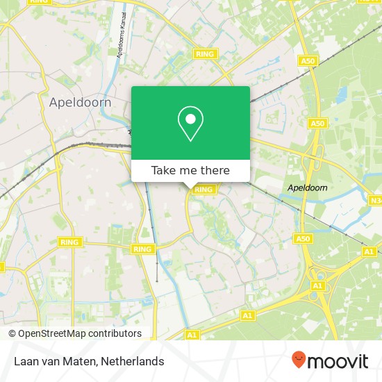 Laan van Maten map