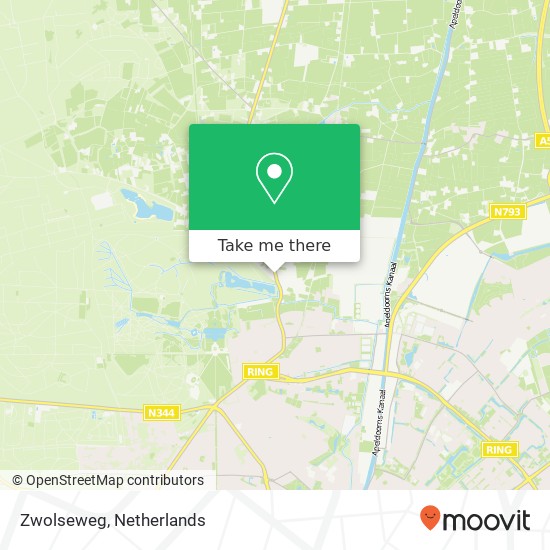 Zwolseweg map